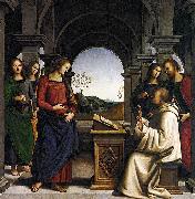 Pietro Perugino The Vision of St Bernard oil painting artist